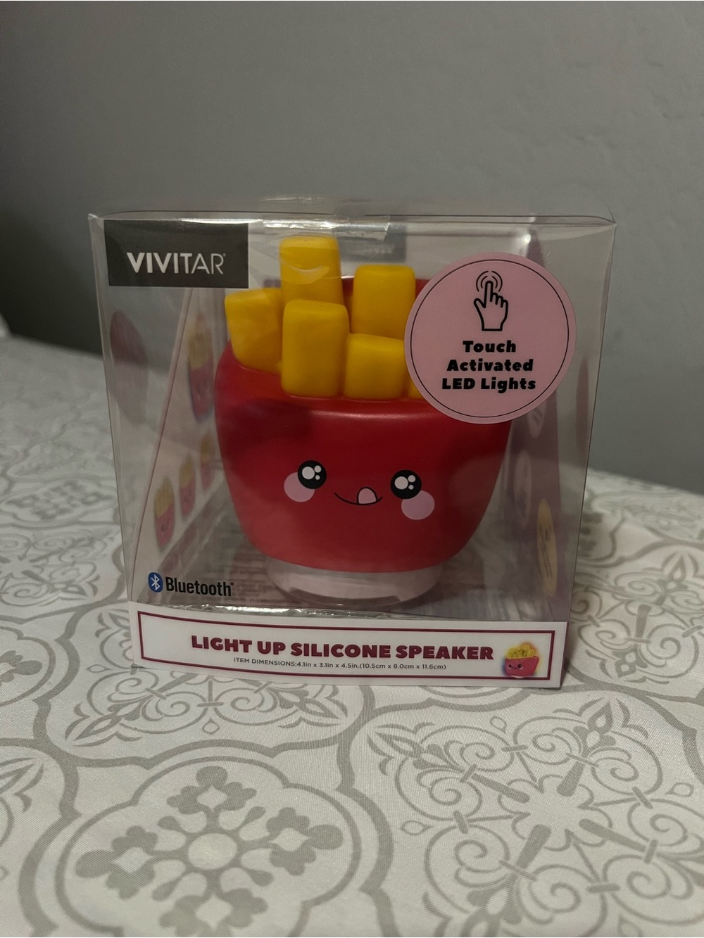 Vivitar Light Up Silicone French Fries Bluetooth Speaker